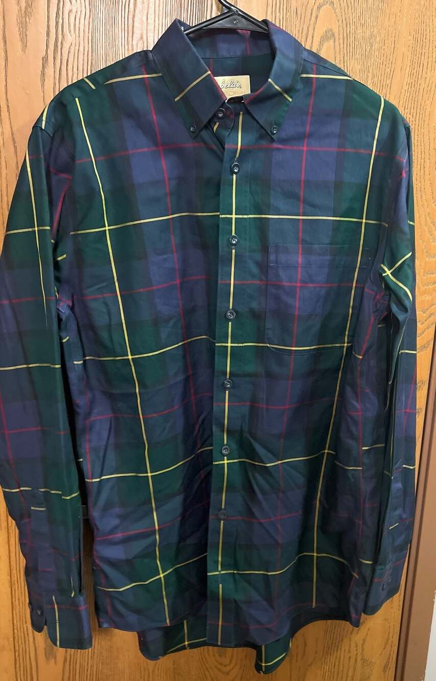 Cabela's Outfitter Series Men's Long Sleeve Button-Down Plaid Shirt